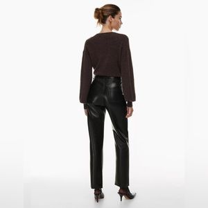 Wilfred High Waisted Vegan Leather Pants